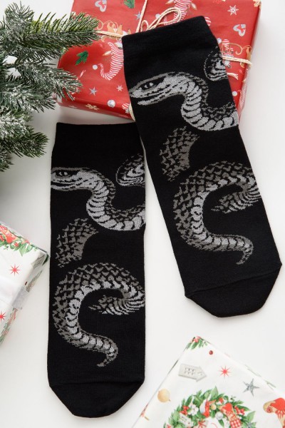 Носки мужские Змей комплект 1 пара - серый 