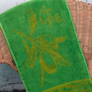 Полотенце махровое 30Х50 - Олива ярко-зеленый 