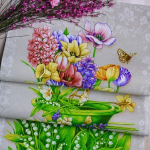 Набор полотенец Цветущий сад - ассорти 