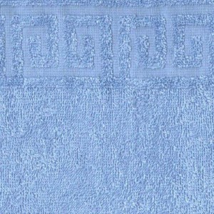 Полотенце махровое гладкокрашеное - Голубое