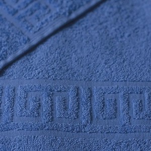 Полотенце махровое гладкокрашеное - Голубой