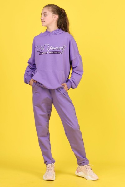 Брюки 21513 детские - фиолетовый 