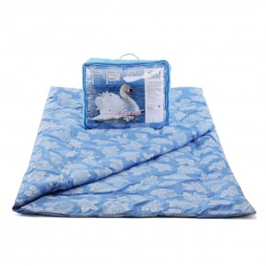 Одеяло - стандартное лебяжий пух в тике 300 гр-м 
