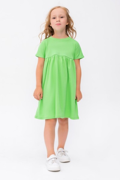 Платье Солнышко Зеленое - зеленый 