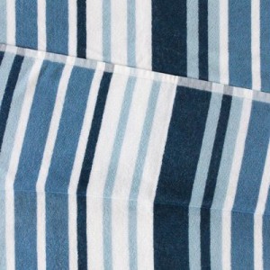 Полотенце махровое 70Х140 - Полоса узкая синий  5771  