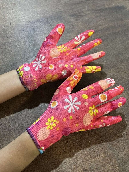 Перчатки Нейлон с нитриловым покрытием  