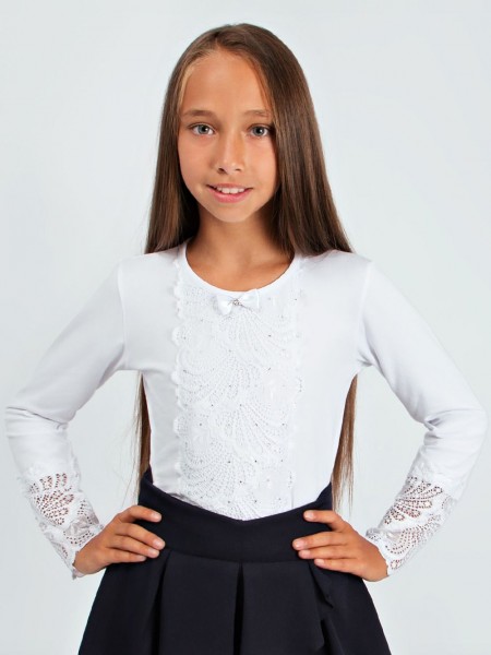 Блузка для девочки SP62999 - белый 
