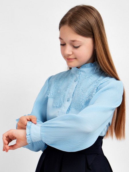 Блузка для девочки SP1900 - голубой 