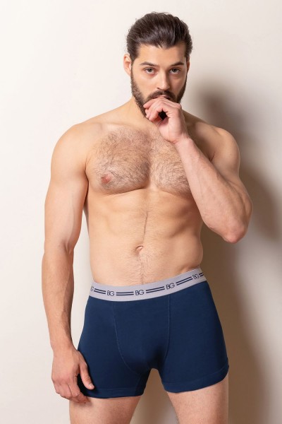 Набор трусов BeGood UM1201D Underwear 3 шт. - темно-синий-бургунди-синий 