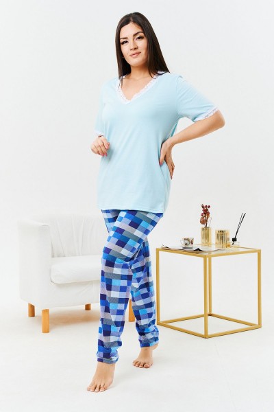 Пижама 83501 - голубой 
