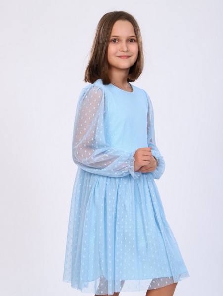 Платье - Маркиза голубой  ПЛ.87.2 