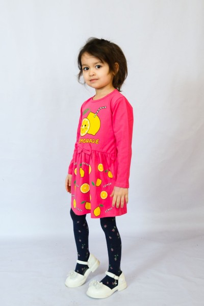 Платье 83009 детское - темно-розовый 