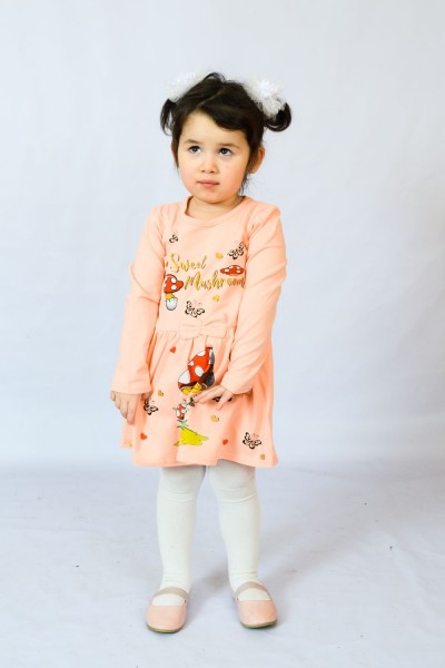 Платье 83004 детское - персик 