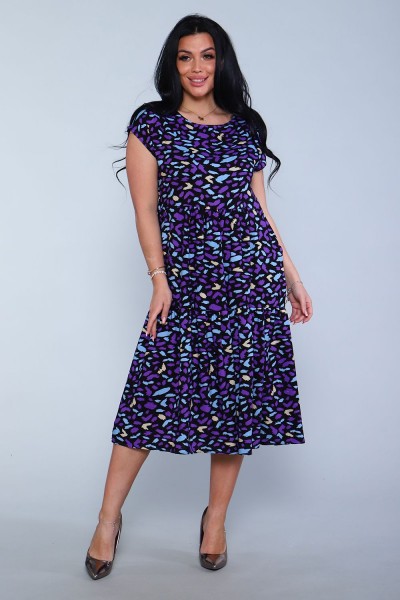 Платье 56513 - фиолетовый 