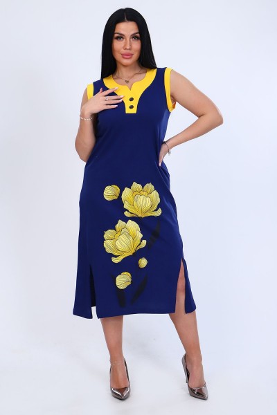 Платье 71063 - синий 