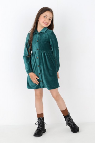 Платье для девочки  Элли 1 зеленый 