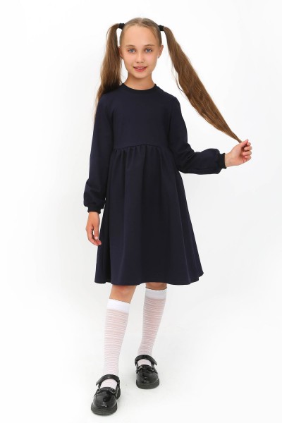 Платье Школа-6 детское - темно-синий 