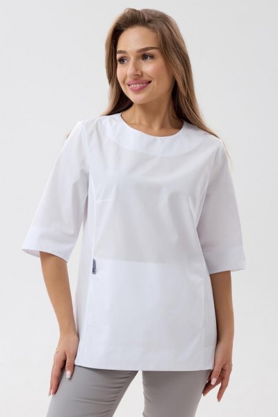 Блуза медицинская - женская 217 белый  Тиси 