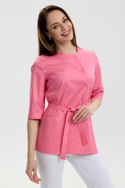 Куртка медицинская - женская 225 розовый Сатори 