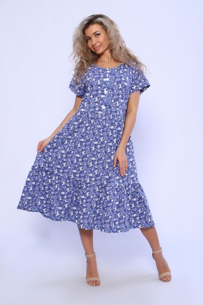 Платье 13125 - голубой 