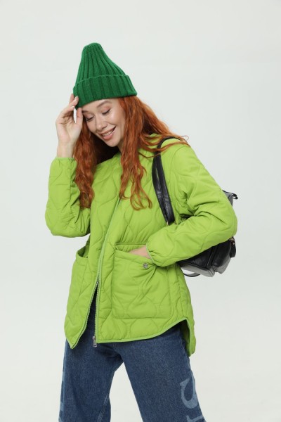 Куртка 28036 - зеленый 