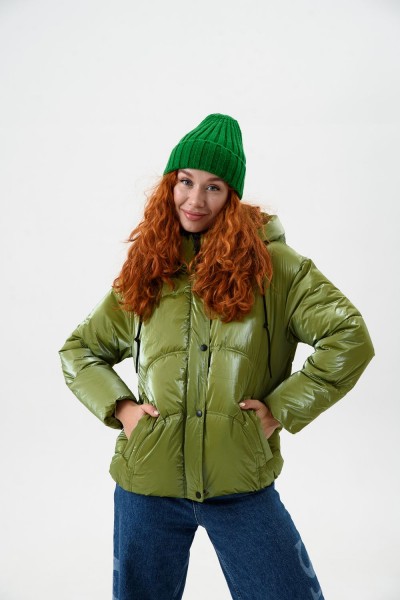 Куртка 28035 - зеленый 