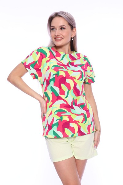 Пижама с шортами Симпатия 060-5 - мультицвет 